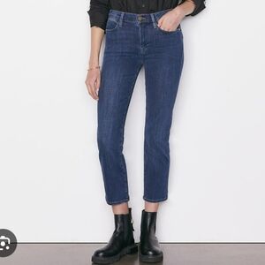 Frame Denim Le High Straight Jeans in Dublin Dark Wash Size 27